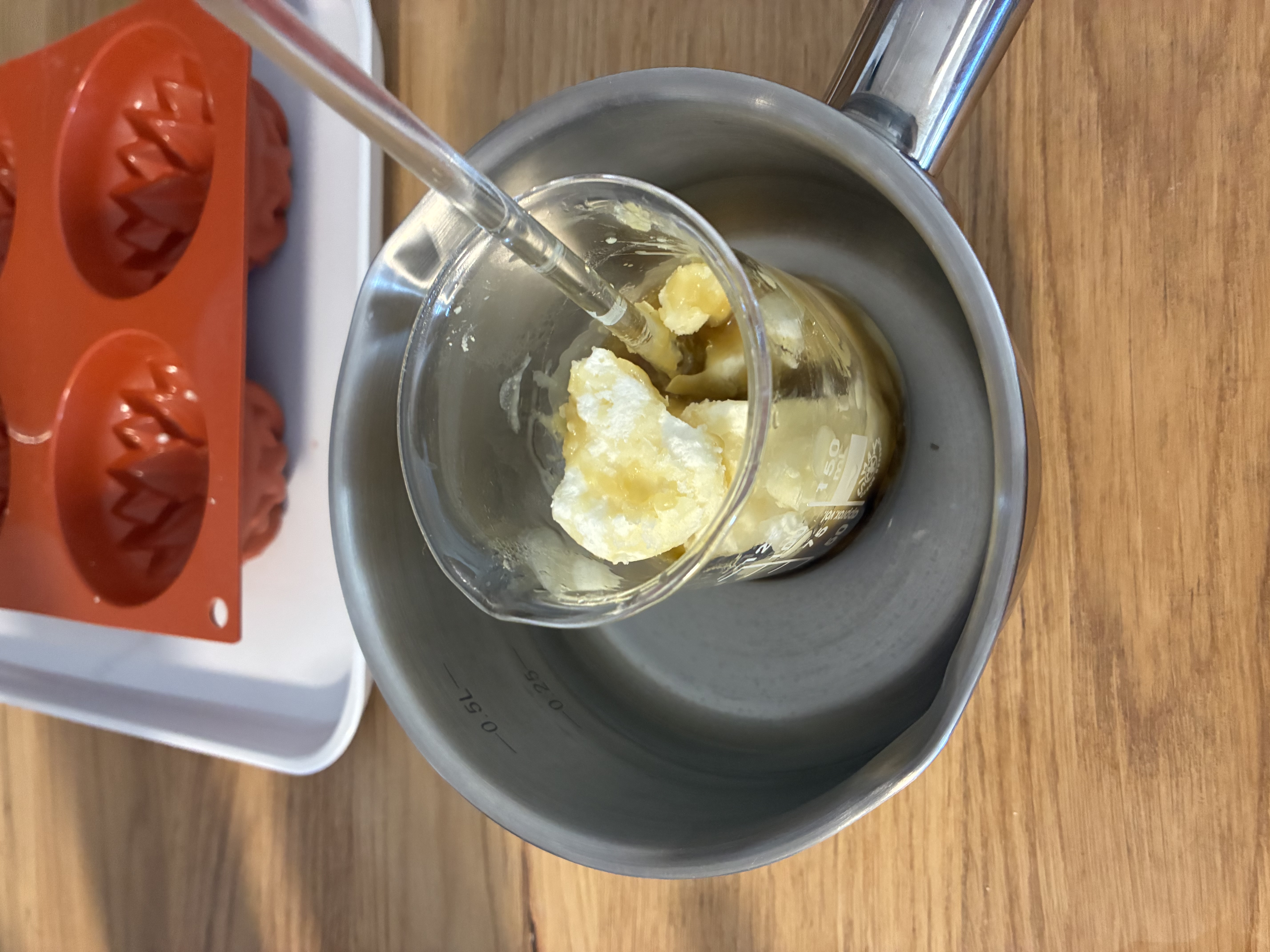 Verarbeitung von Butter und Wachs