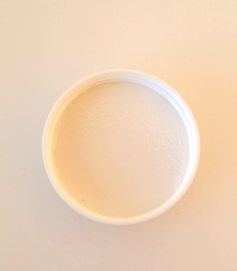 Ersatzdeckel weiss, Schraubverschluss zu Salbenglas 50ml aus Pressmasse