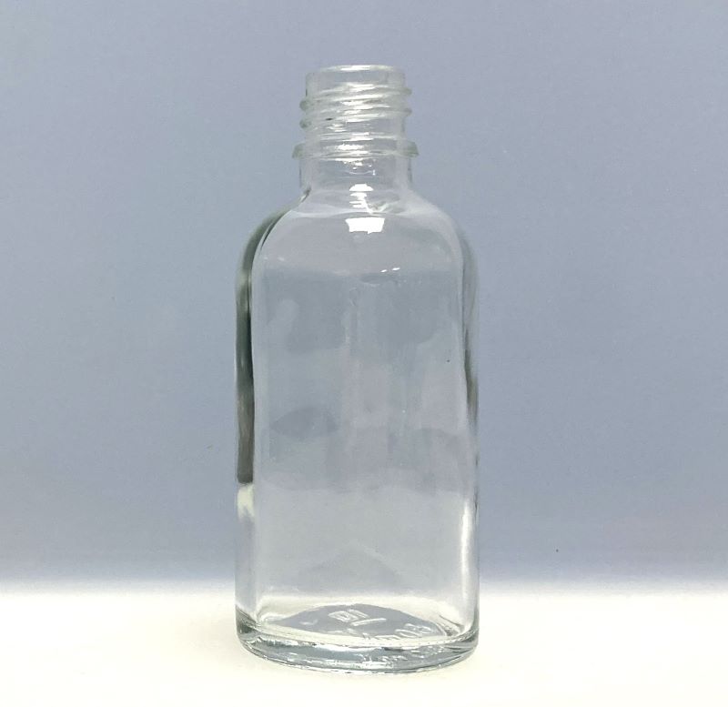 Glasflasche Weissglas DIN18 50ml