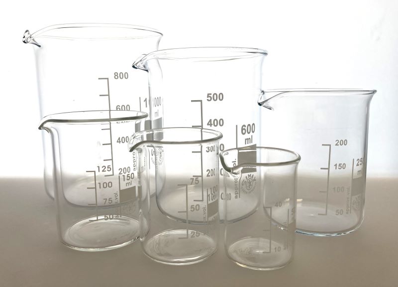 Becherglas - Laborglas verschiedene Grössen 50ml - 1000ml