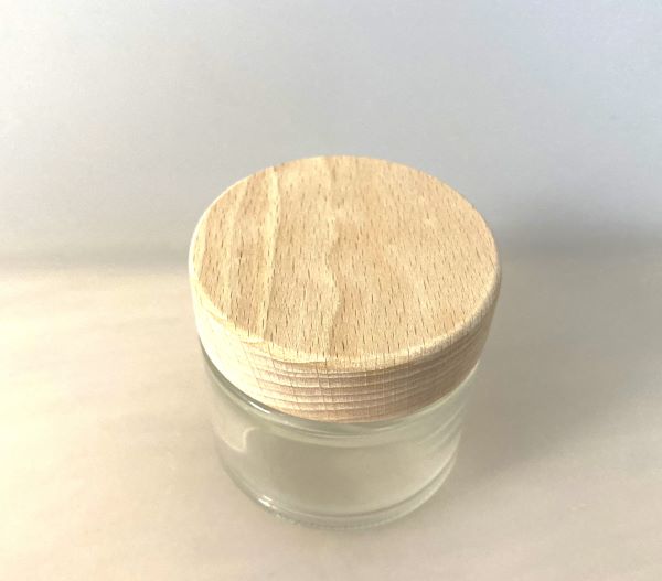 Salbenglas 100ml mit Holzdeckel