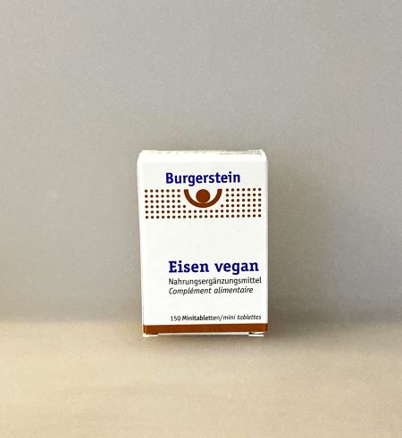 Burgerstein Eisen vegan Minitabletten Nahrungsergänzung