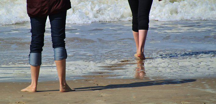 natürlich gepflegte Füsse im Sommer