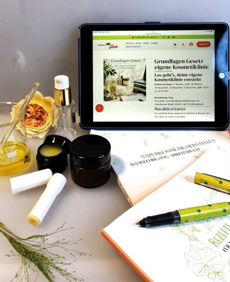 Grundlagen Gesetz eigene Kosmetiklinie 4 Kursabende Online