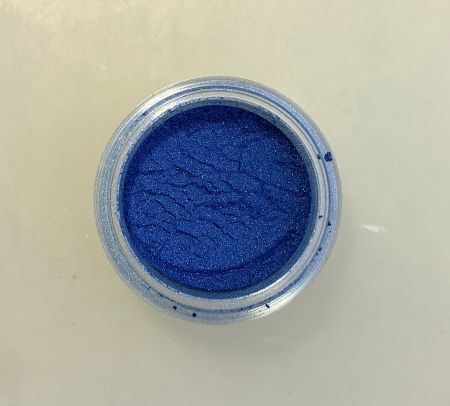 Perlglanzpigment Edelstahlblau